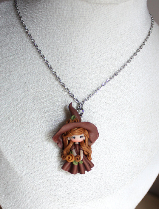 collana streghetta marrone