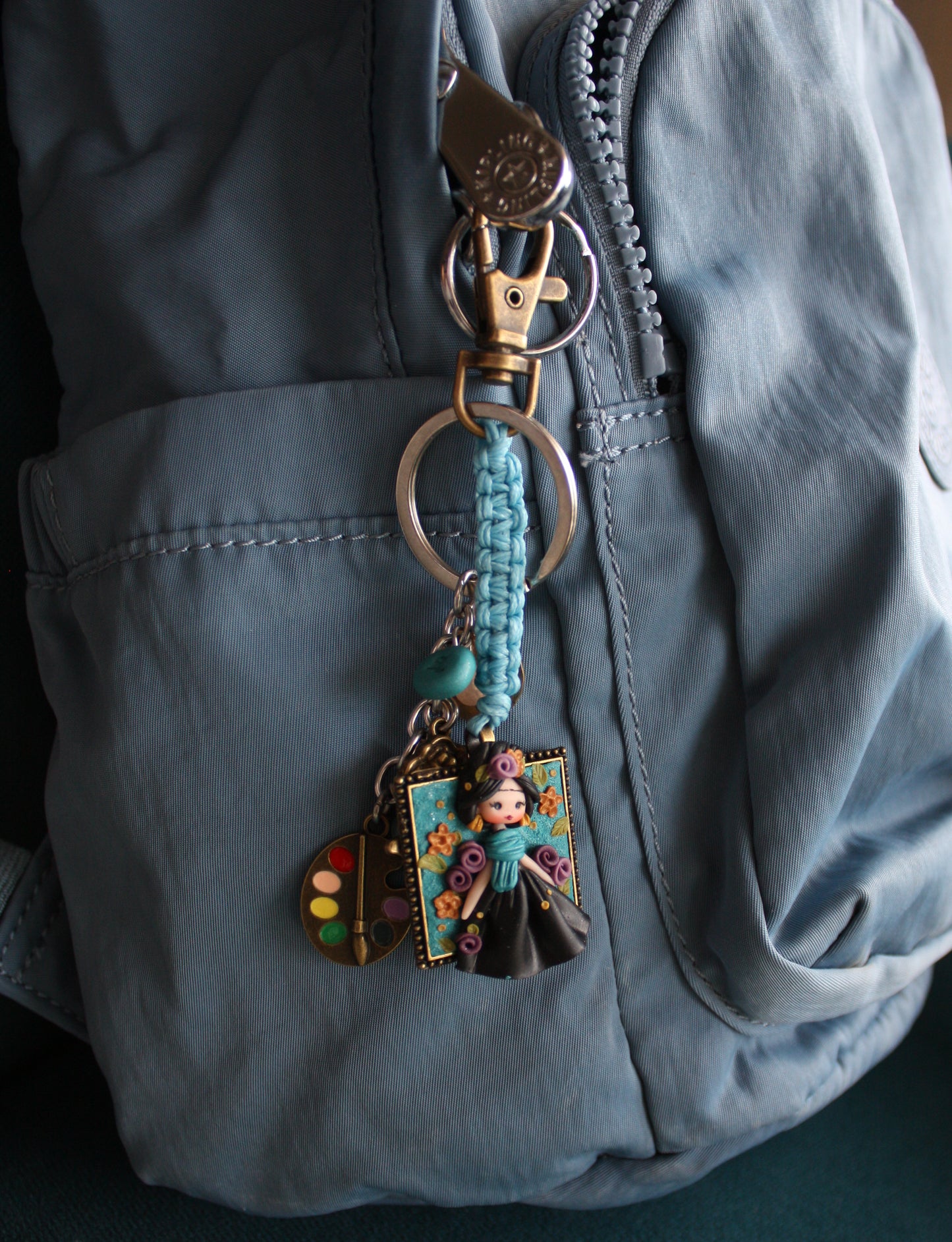 portachiavi Frida con iniziale