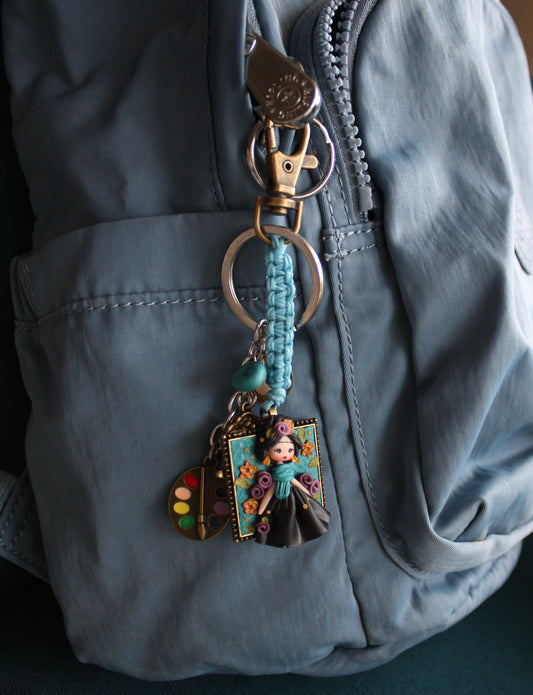 portachiavi Frida con iniziale
