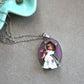 Stainless Steel Cat Doll Cameo Necklace – One of a Kind