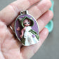 Stainless Steel Cat Doll Cameo Necklace – One of a Kind