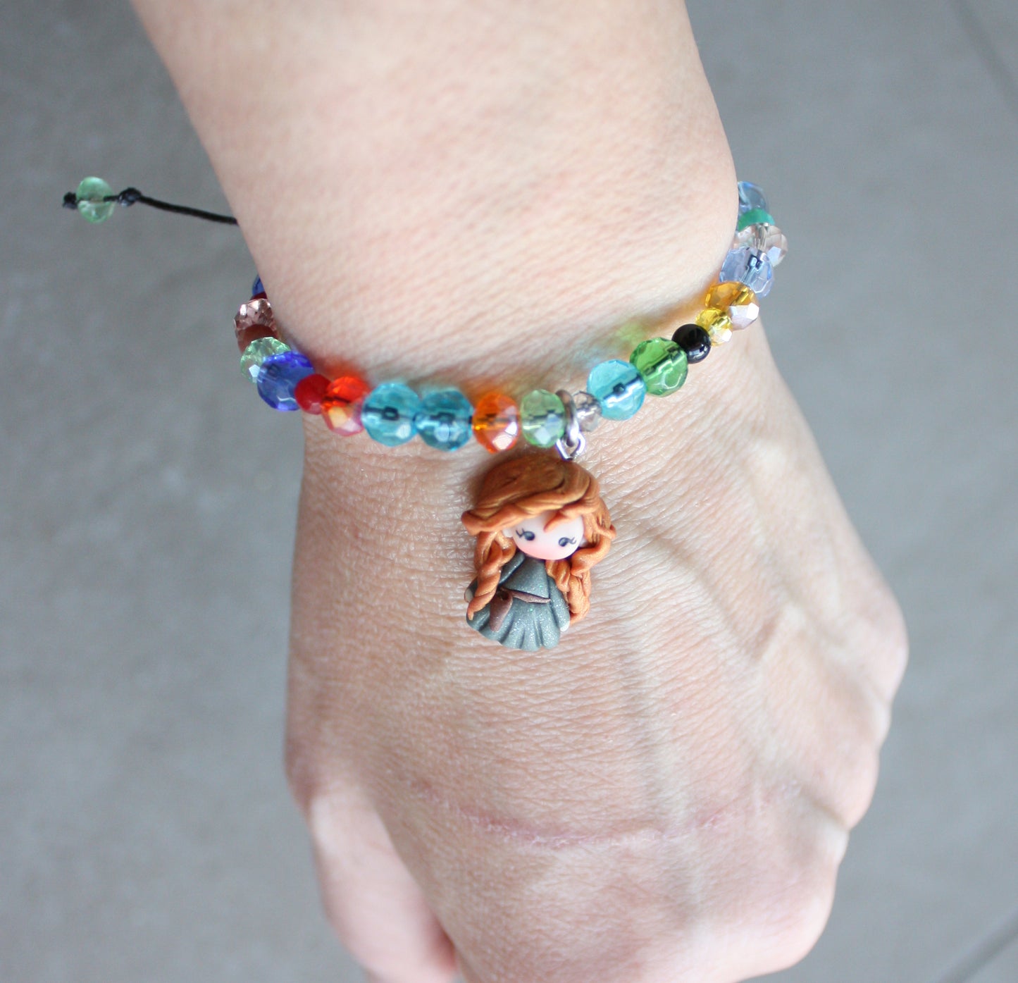 Colorful Beaded Bracelet – Merida ✨