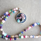 Mermaid Necklace – Colored Gemstones ✨