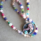 Mermaid Necklace – Colored Gemstones ✨