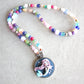 Mermaid Necklace – Colored Gemstones ✨