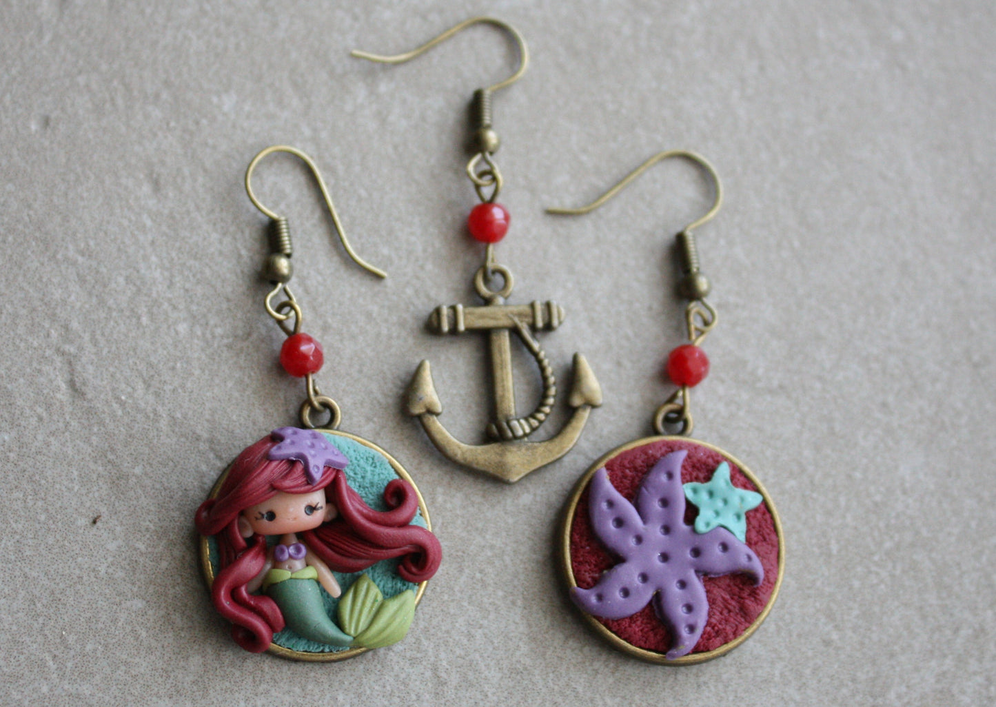 Ariel pendant earrings