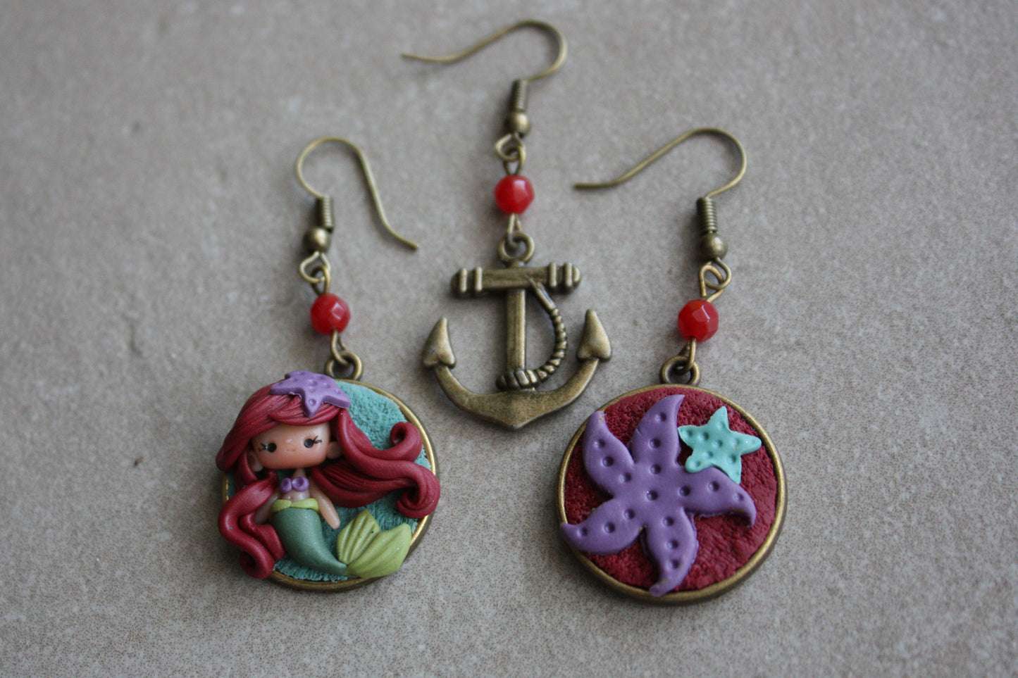 Ariel pendant earrings