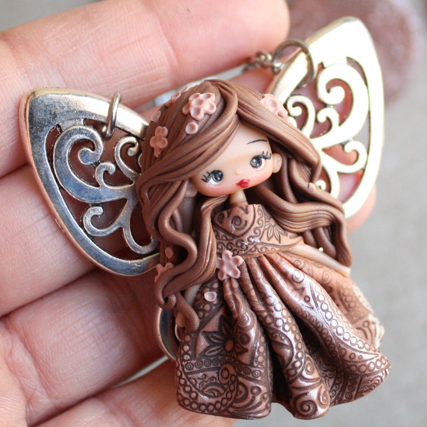 Fairy Elisa - polymer clay doll