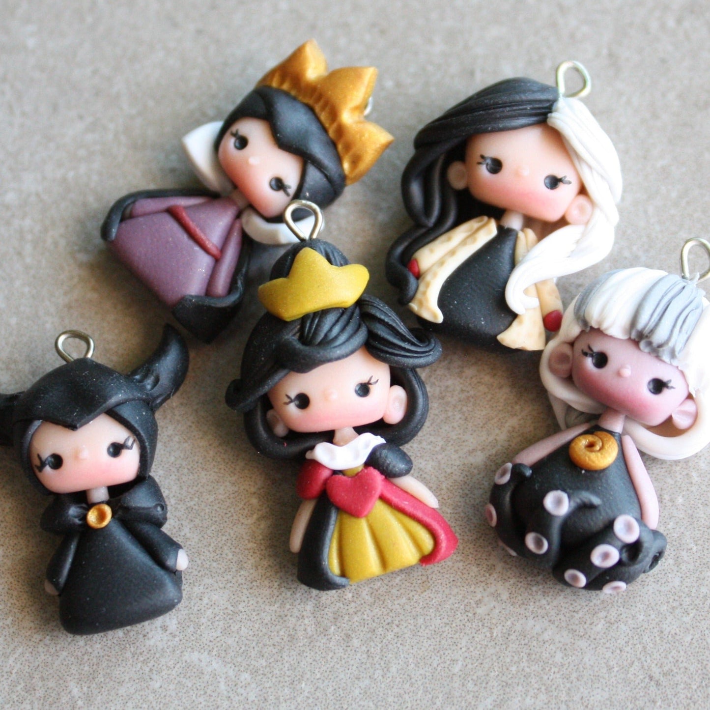 The Villains - Polymer Clay Dolls