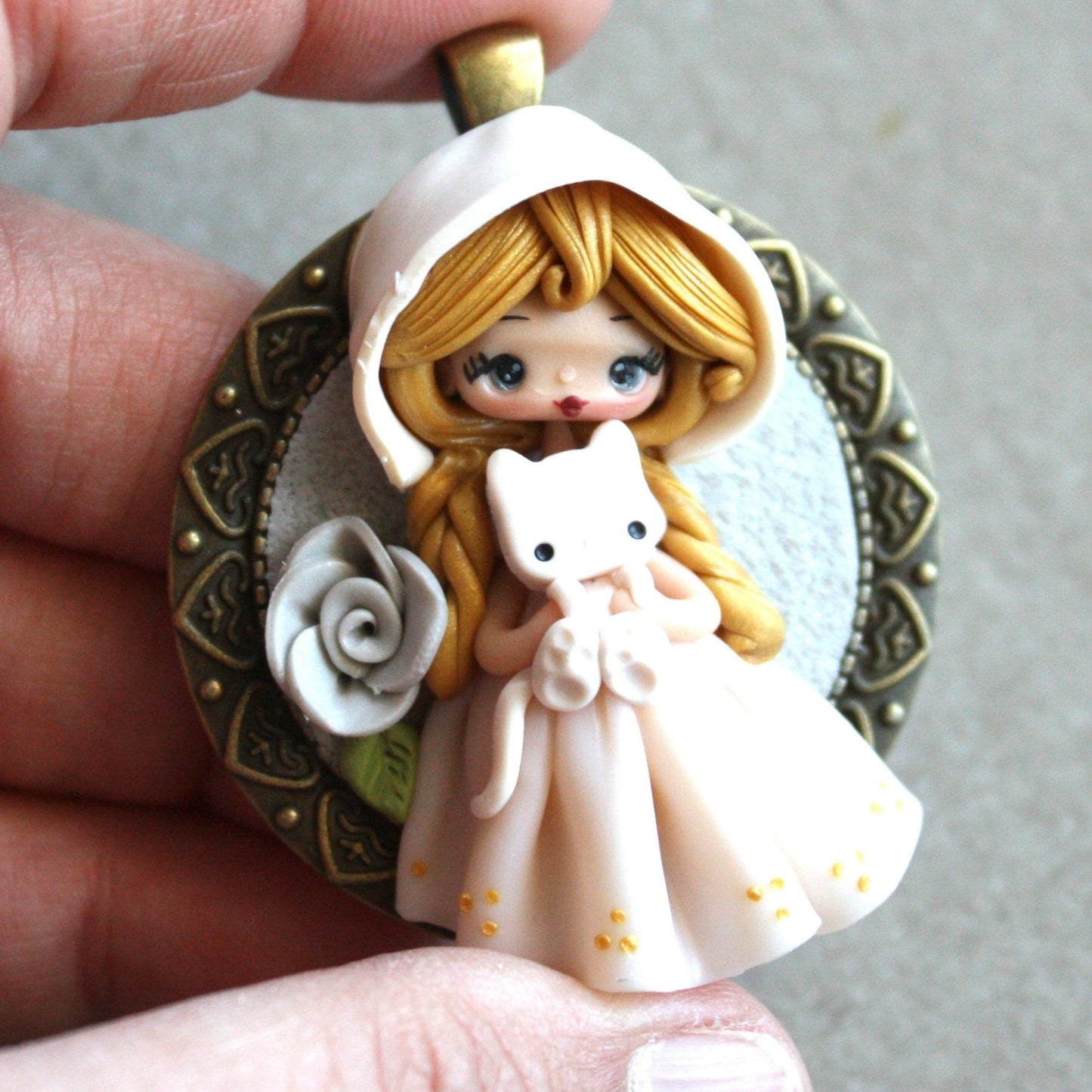 petdoll Nina - polymerclay doll