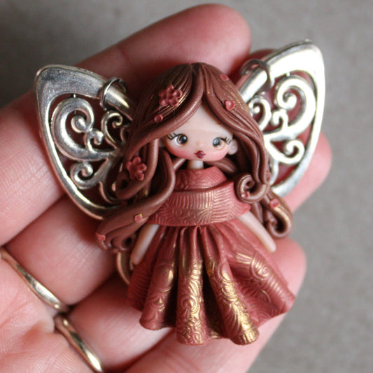 Fairy Erika - polymer clay doll