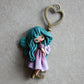 Handmade Polymer Clay Fairy on Bronze Key 3