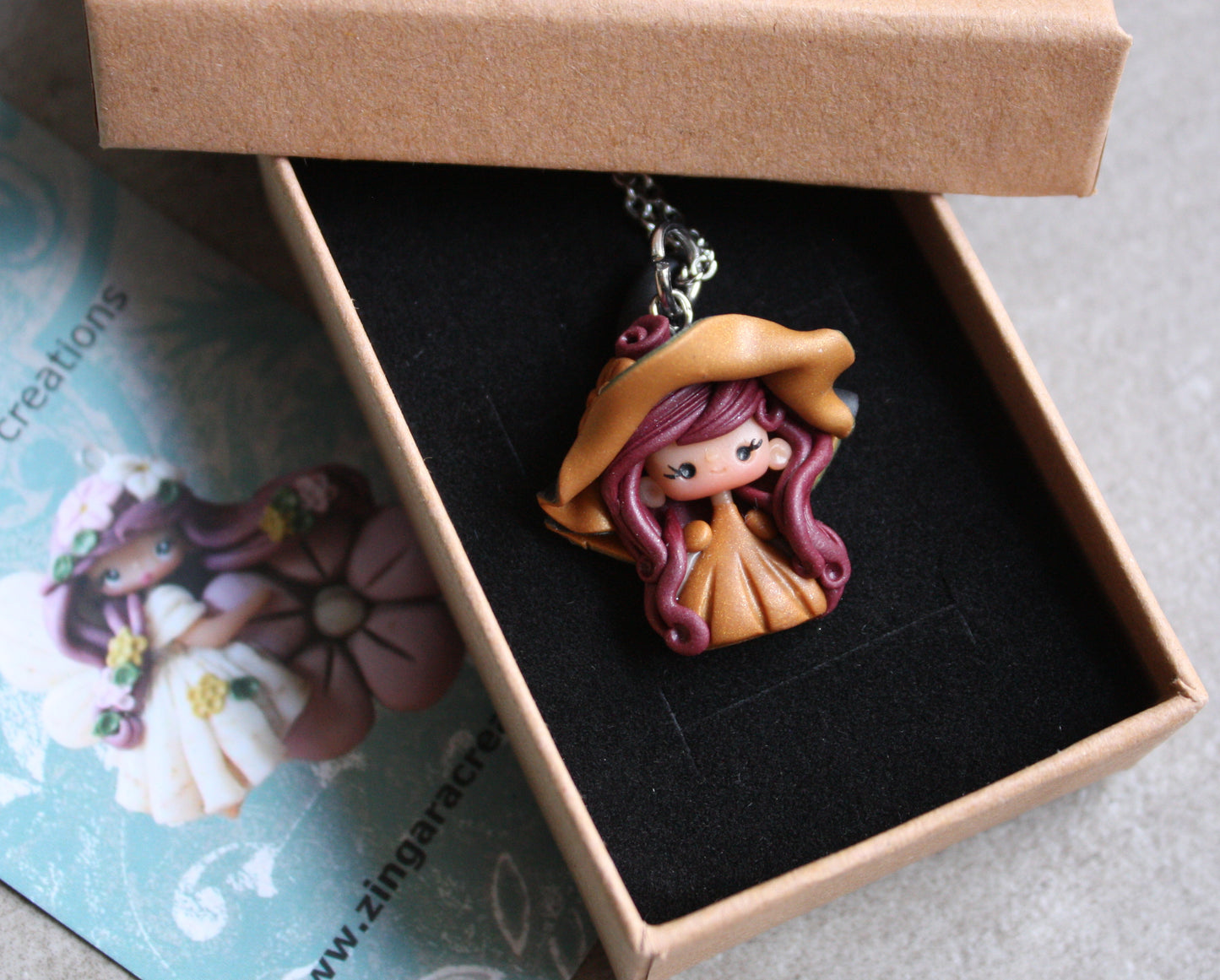 Necklace with little witch II