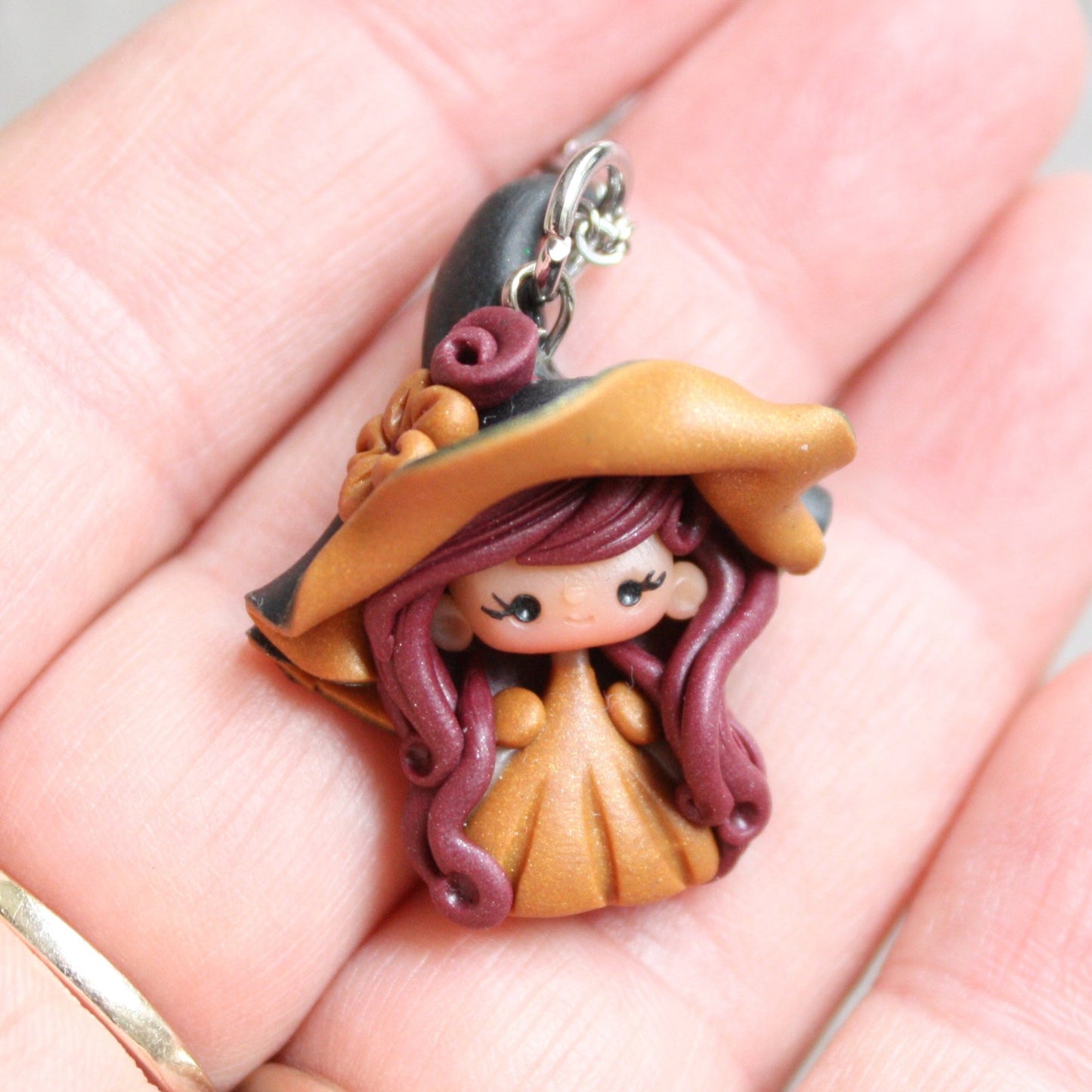 Necklace with little witch II