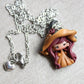 Necklace with little witch II