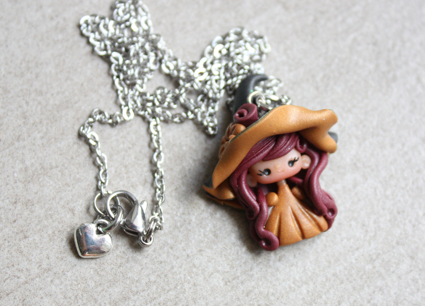 Necklace with little witch II