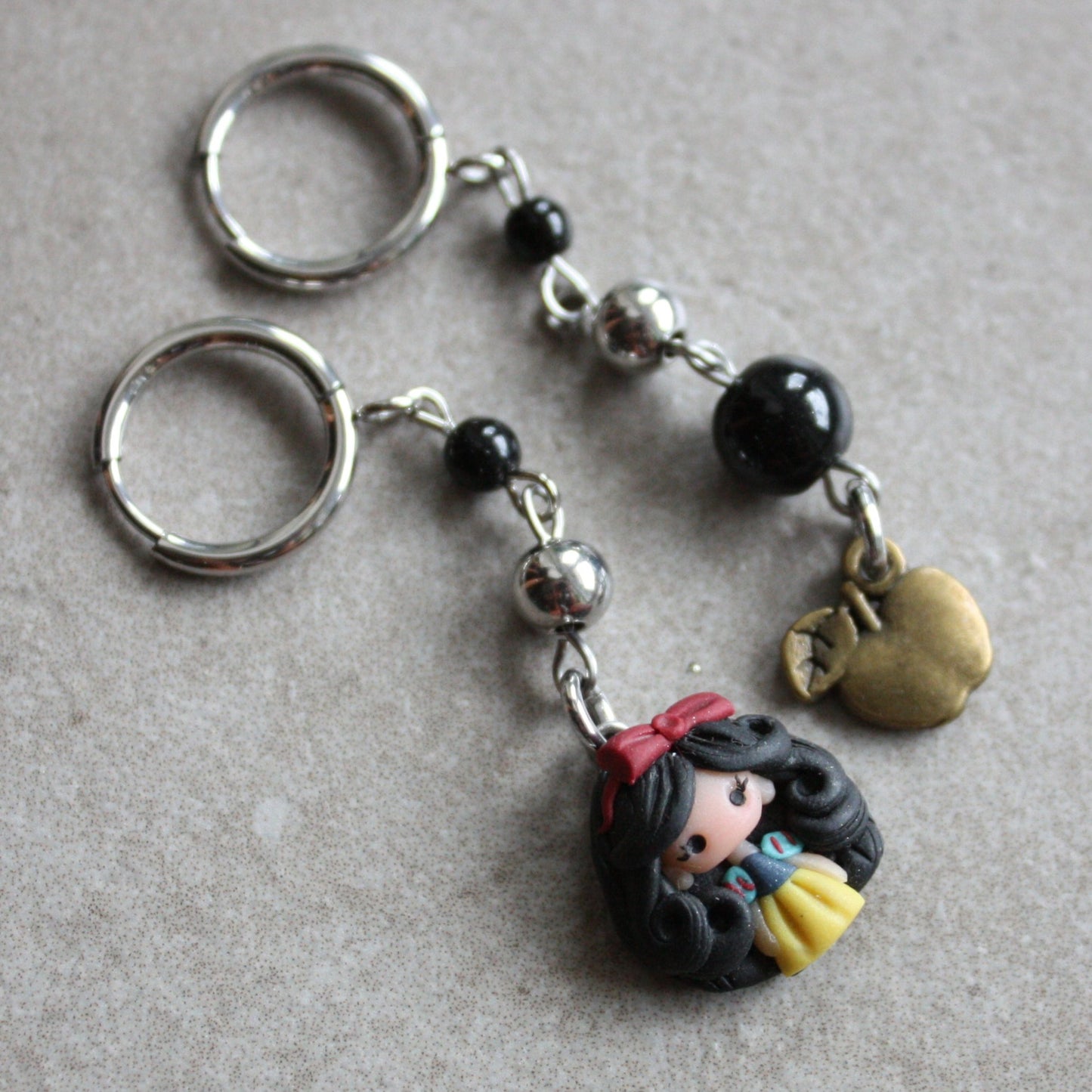 SnowWhite pendant earrings II