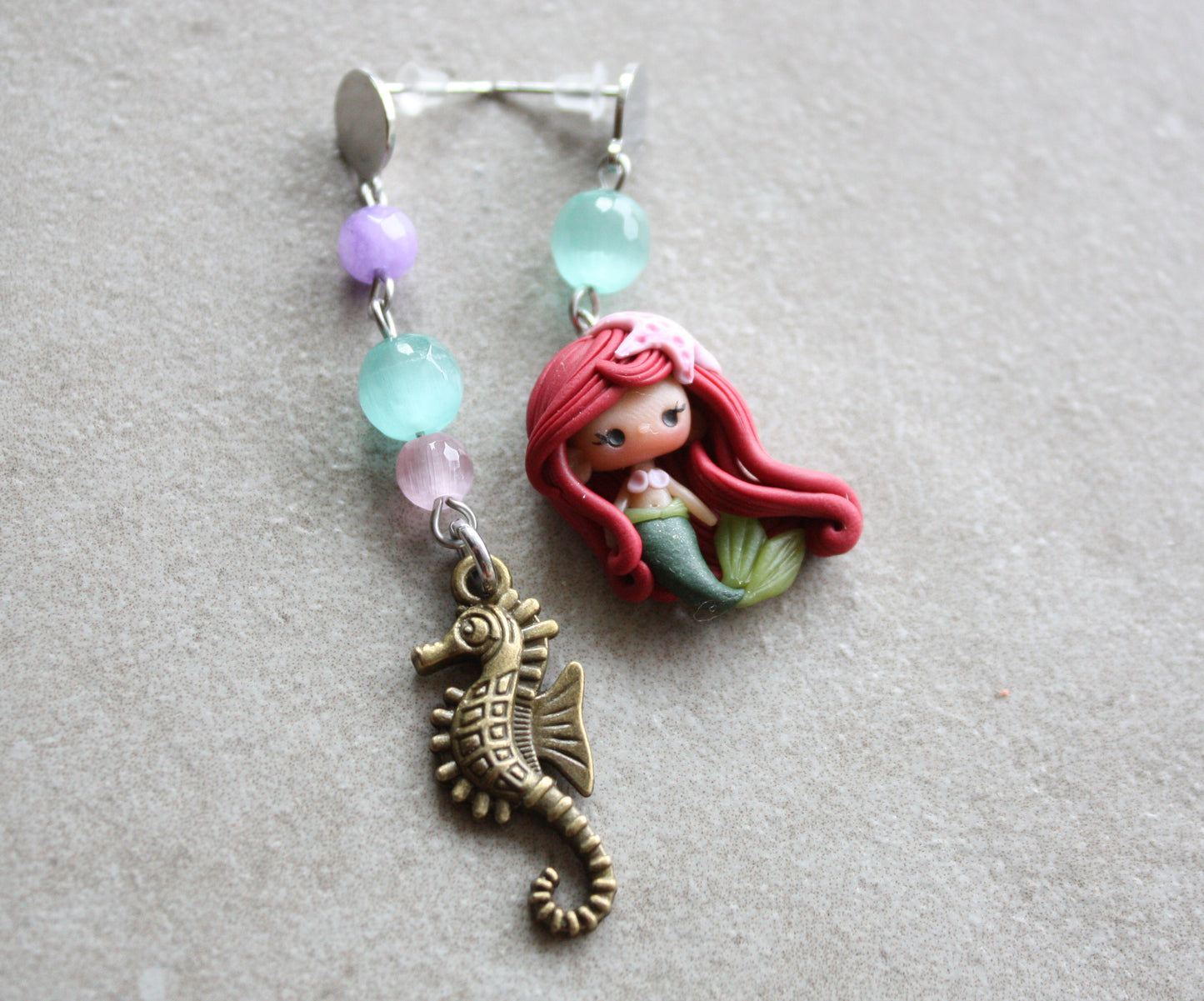 Ariel pendant earrings