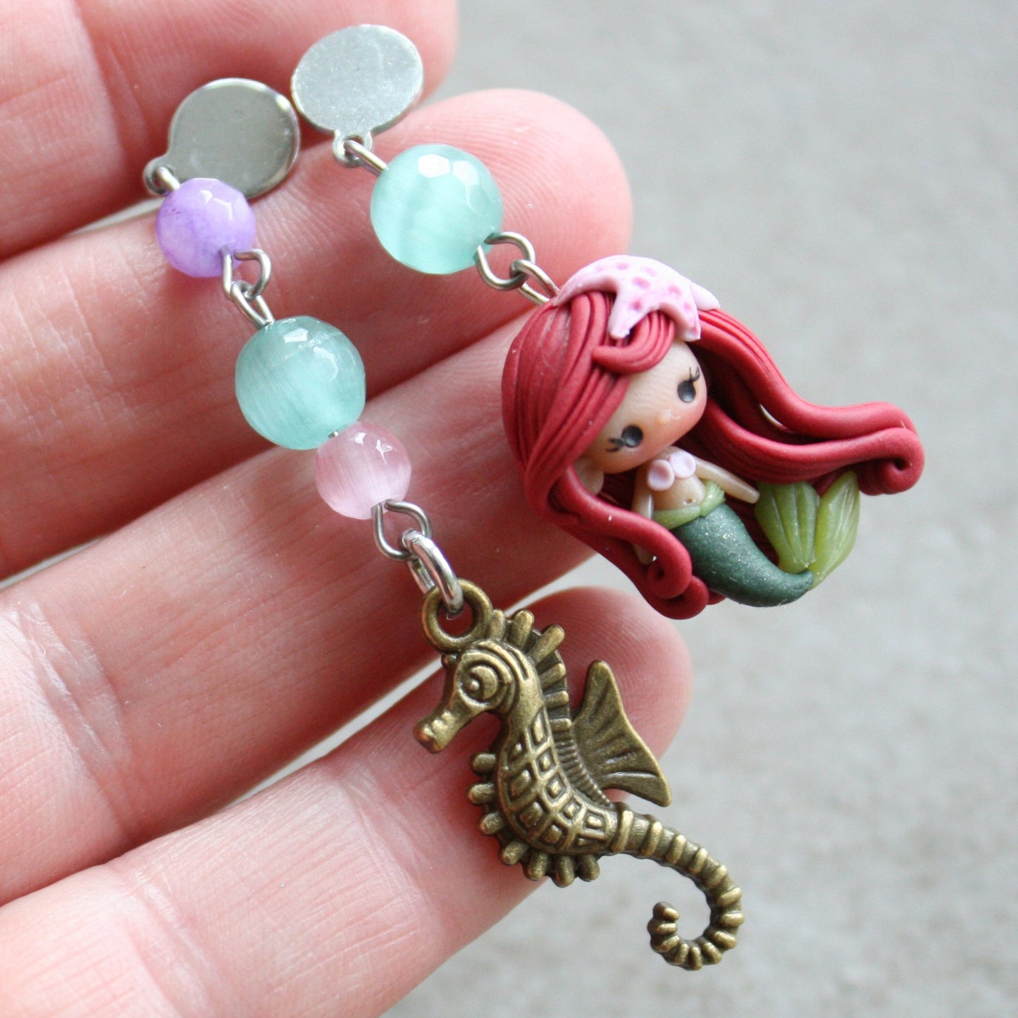 Ariel pendant earrings