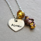 Belle necklace with name