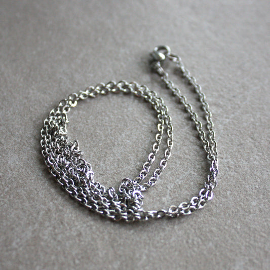 Stainless steel chain- Base for necklace