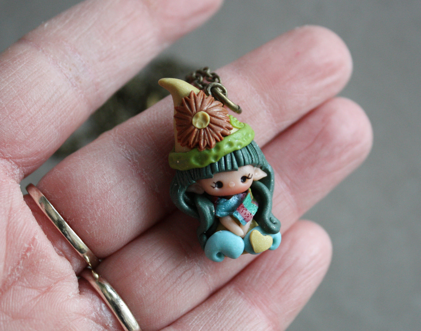 Necklace with Little Lucky Gnome V