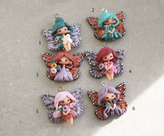 butterfly doll charm in stock!