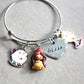 Bangle with Belle and a personalized name