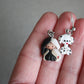 Cruella dangling earrings