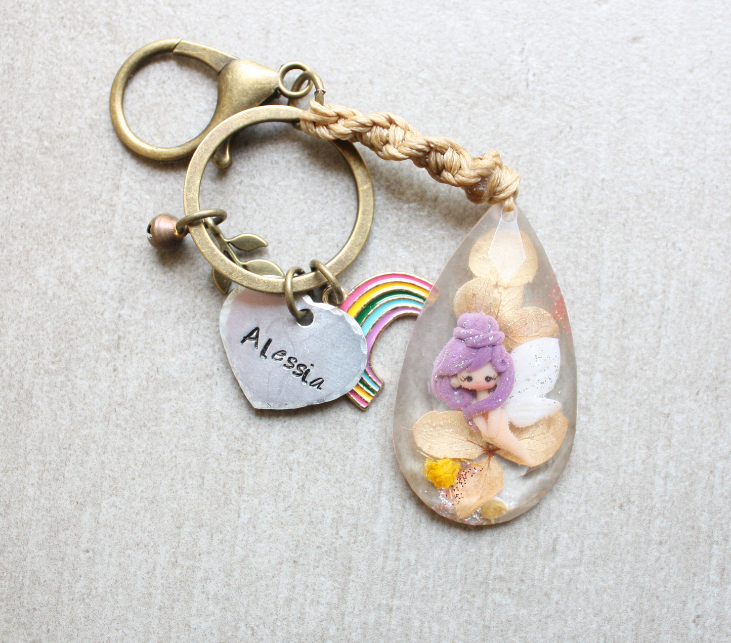 Rainbow Collection - Gocciolina di Pioggia - charm da borsa VII