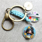 Frida keychain with letter II