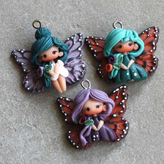 butterfly doll charm