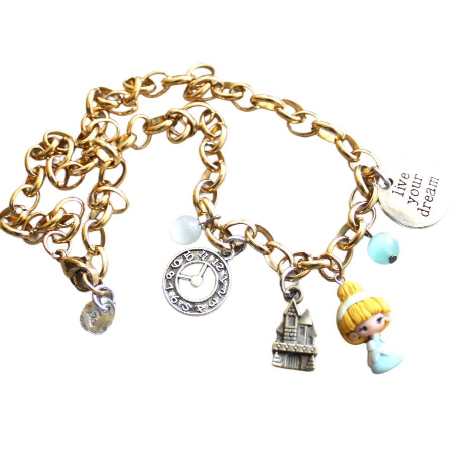 Cinderella multicharm necklace