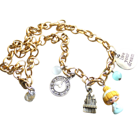 Cinderella multicharm necklace