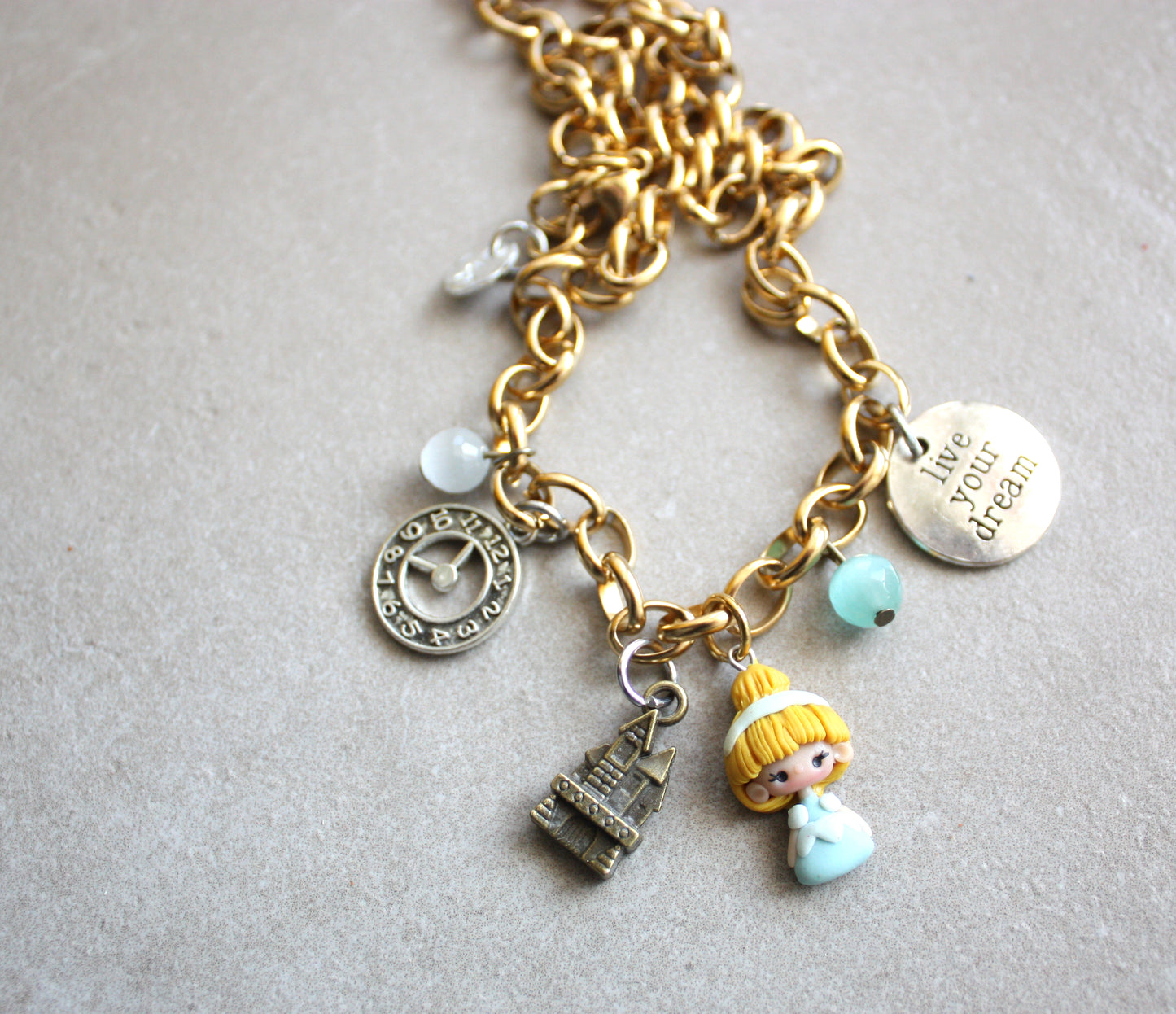 Cinderella multicharm necklace