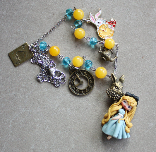 collana multicharms Alice II