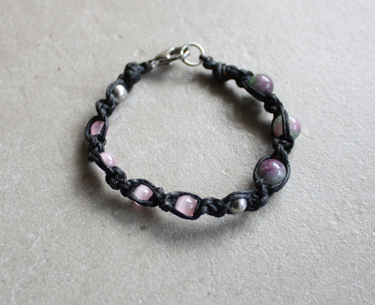 bracciale pietre dure regolabile