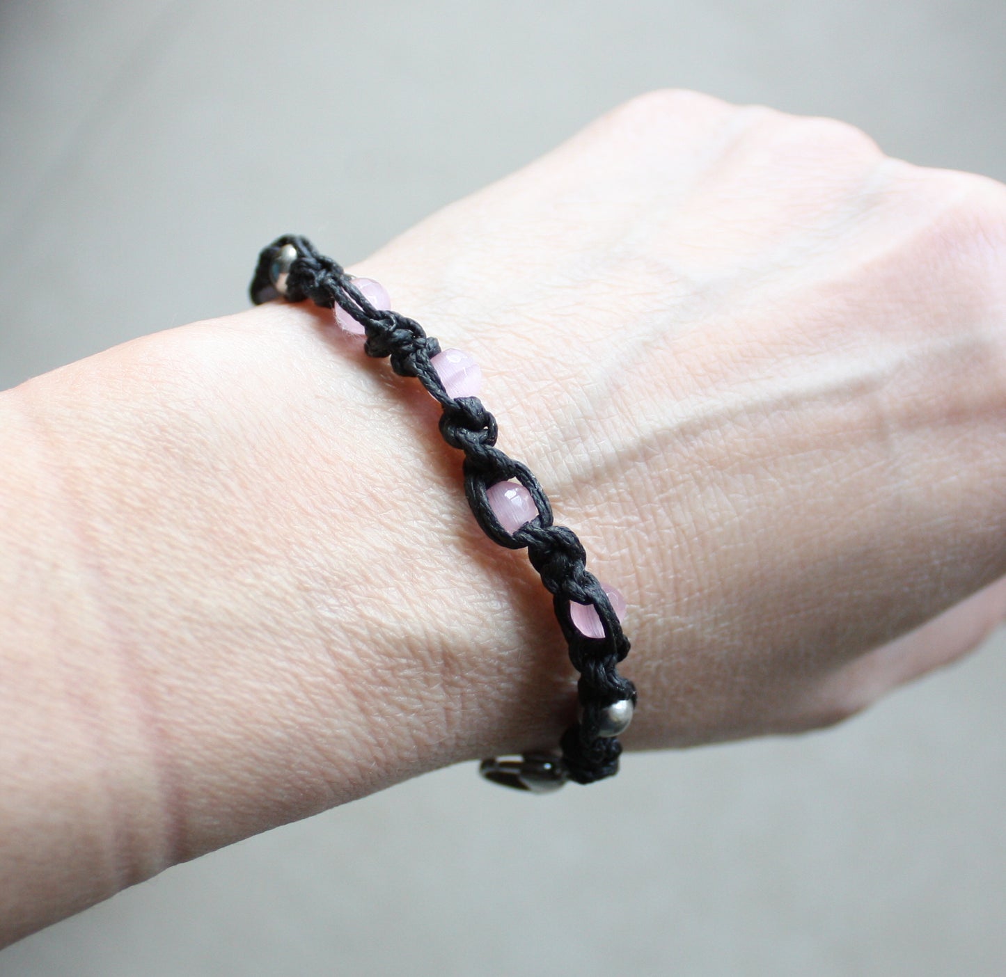 Adjustable gemstone bracelet
