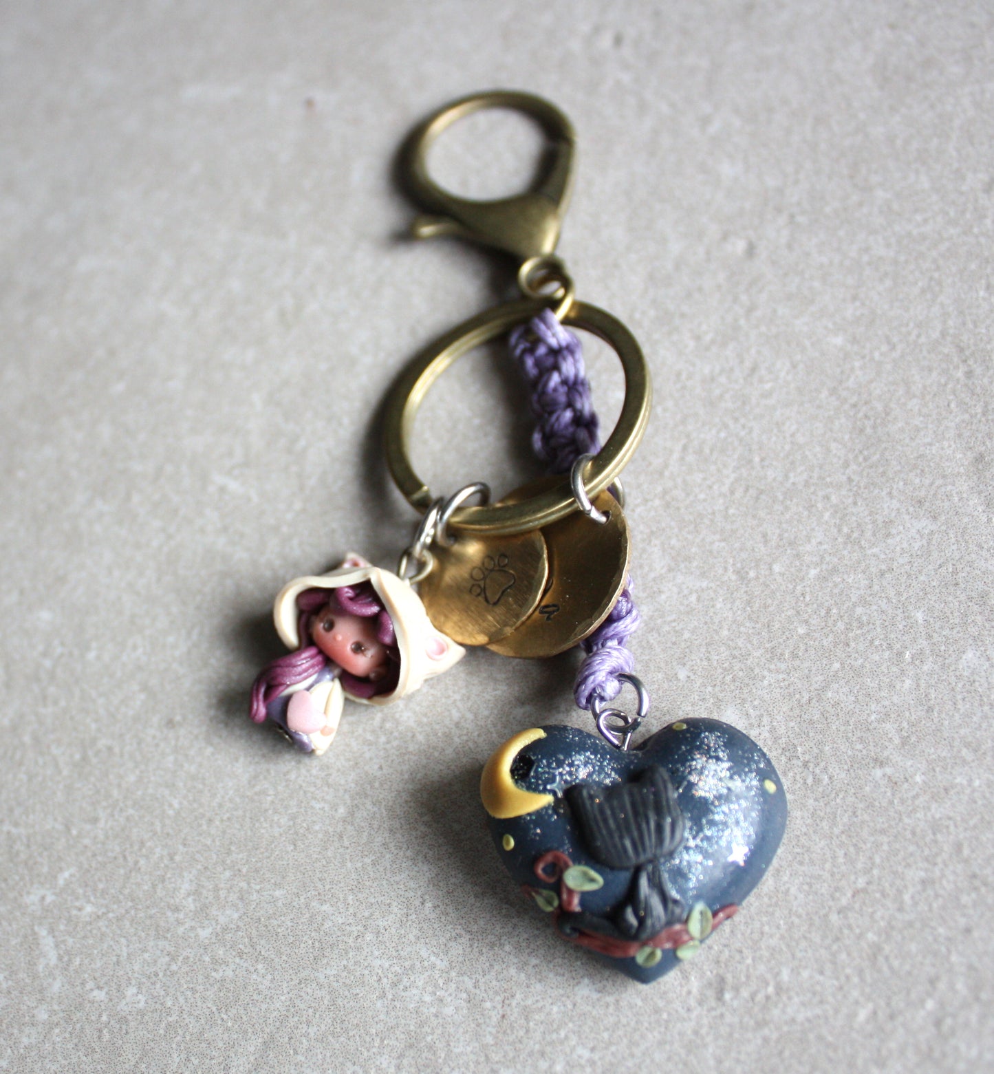 Petdoll keychain with name