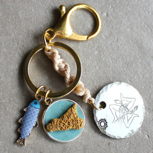 Sicily Keychain V