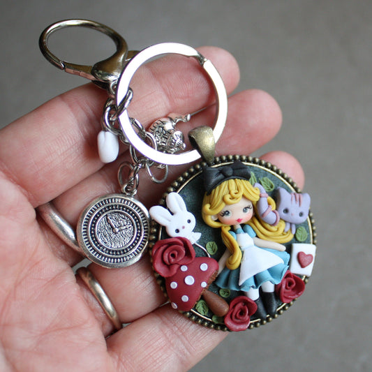 Portachiavi con Alice – Pezzo unico