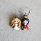 orecchini Alice e Regina di Cuori