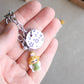 Collana con principessa e lettera-scegli la tua!