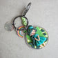 Handmade bag charm with fairy