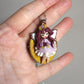 Polymer Clay Fairy Necklace - Stainless Steel Chain - ZingaraCreativa Collectible Art Doll