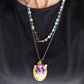 Polymer Clay Fairy Necklace - Stainless Steel Chain - ZingaraCreativa Collectible Art Doll