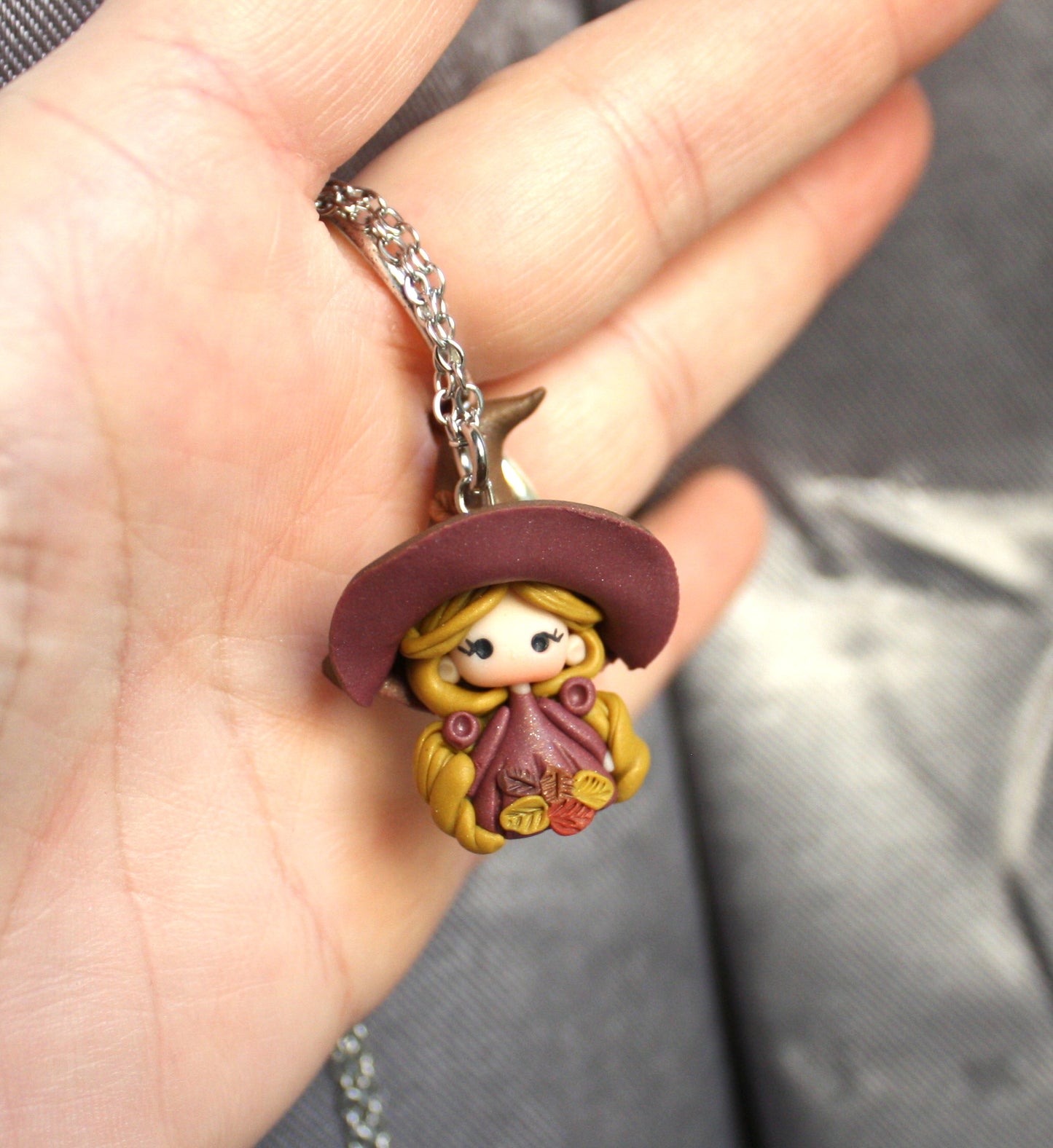 collana strega in fimo