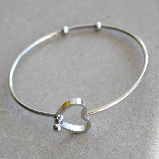 bangle in acciaio inox