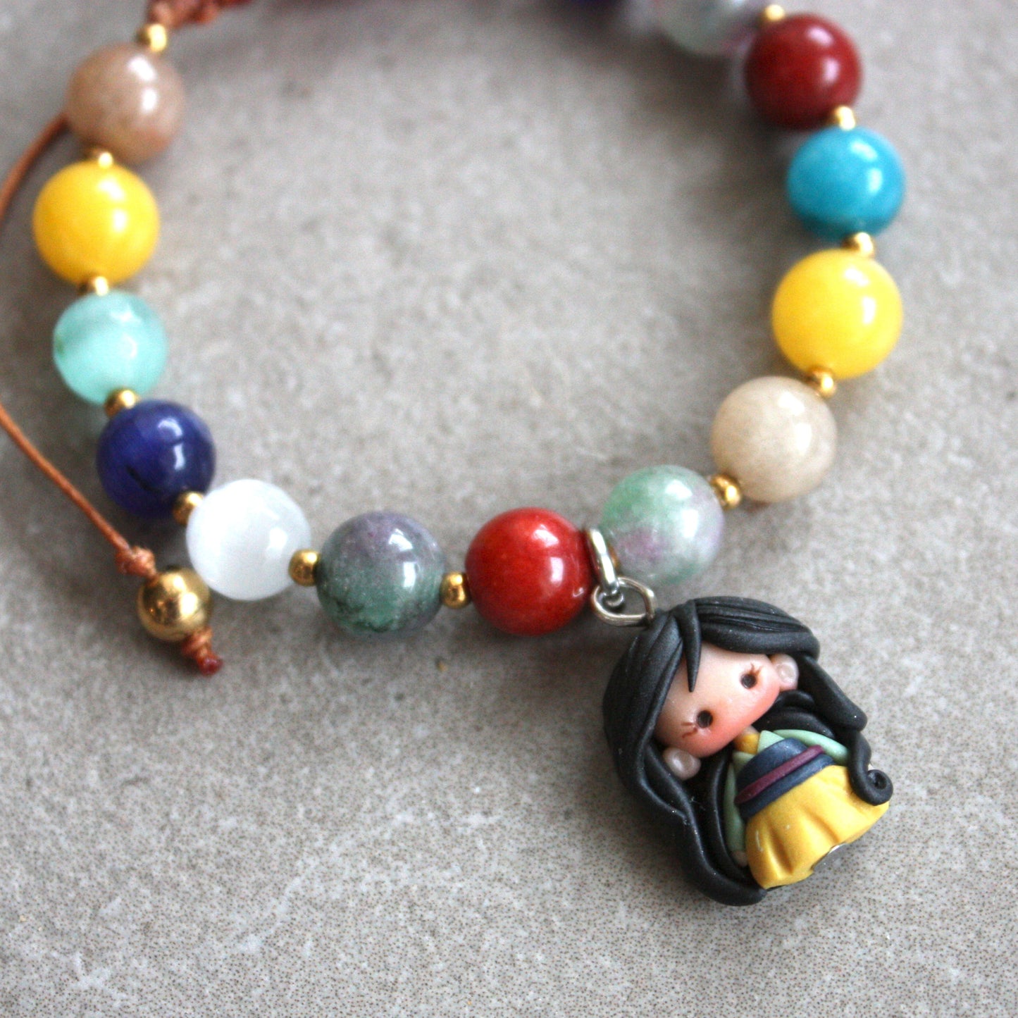 Mulan gemstone bracelet