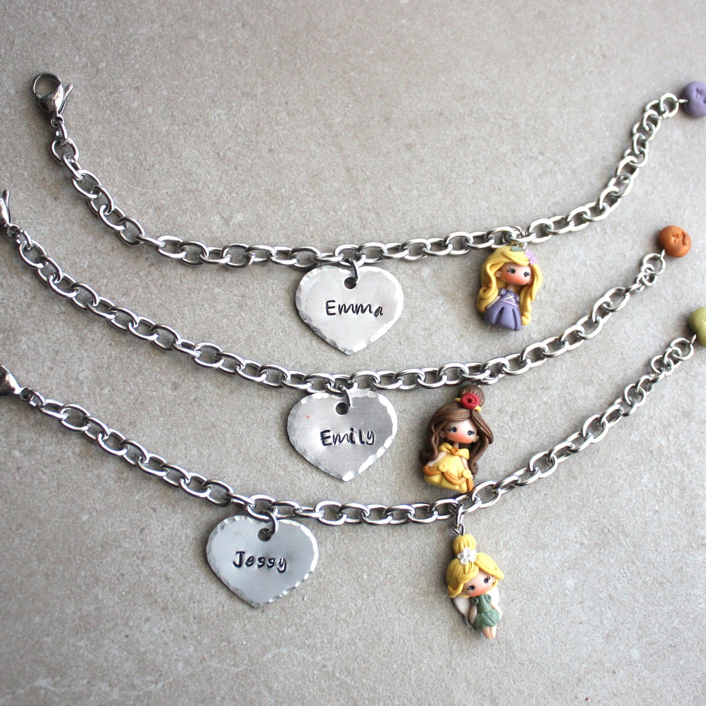bracciale personalizzato con principessa disney
